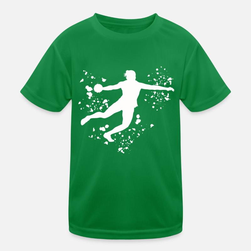 Diskuswerfer Colorsplash Diskuswurf Kinder Funktions-T-Shirt