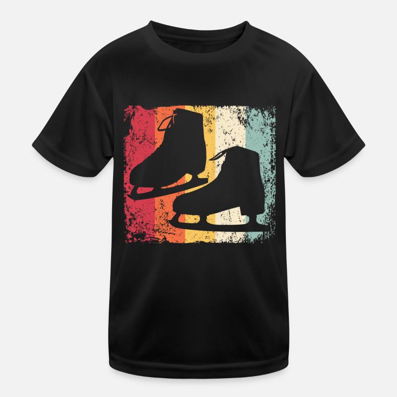 Eiskunstläufer Eiskunstlauf Schlittschuhlaufen Kinder Funktions-T-Shirt