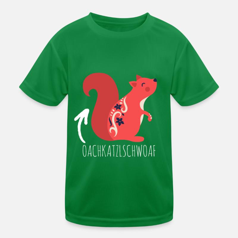 oachkatzlschwoaf Kinder Funktions-T-Shirt