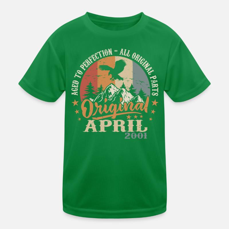 Anniversaire avril 2001 | Don avril 2001 T-shirt sport Enfant