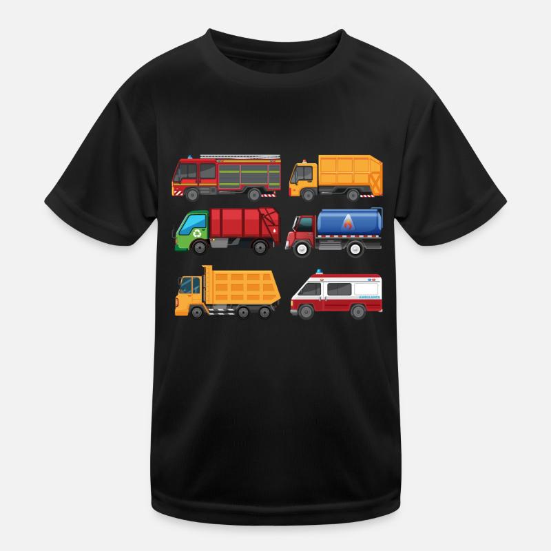 Camion Pour Garçon Idée Cadeau Fils T-shirt sport Enfant