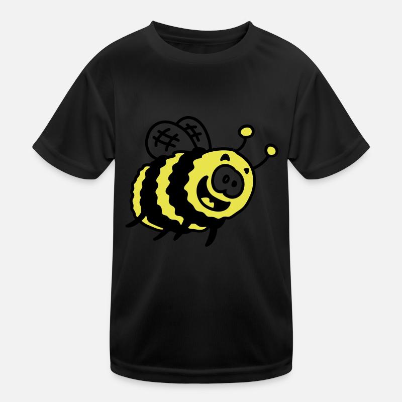funny bumblebee Kids Functional T-Shirt