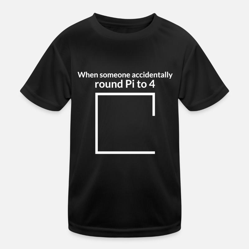 Mathematik Geschenk Nerd Lehrer Mathelehrer Mathe - Kinder Funktions-T-Shirt - Schwarz