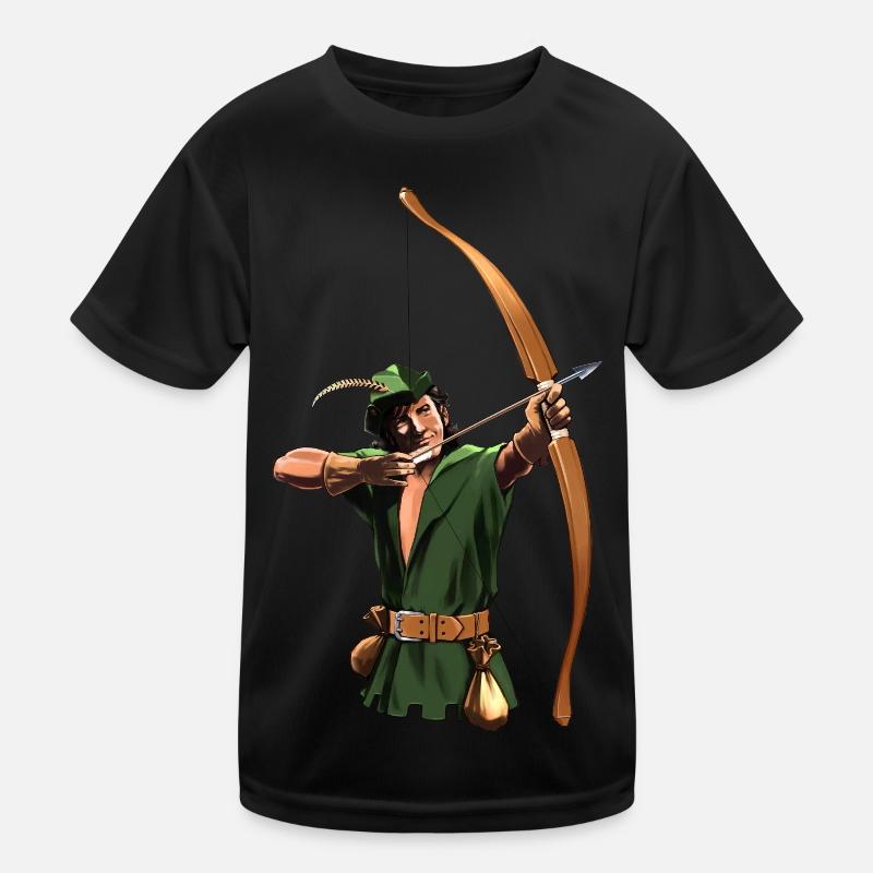 Robin Hood - Pfeil und Bogen - Geschenk Kinder Funktions-T-Shirt