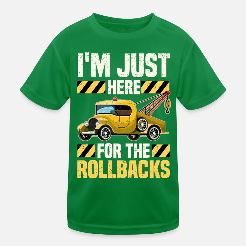 Abschleppwagen | Abschlepper Auto Panne Geschenke Kinder Funktions-T-Shirt