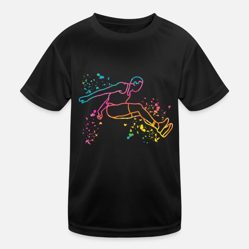 Weitspringer Weitspringen Kinder Weitsprung Kinder Funktions-T-Shirt