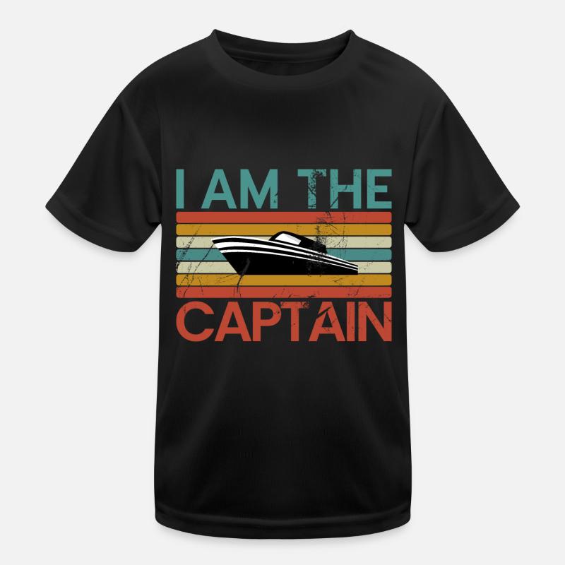 Bateau Capitaine Cadeau Bateau Propriétaire De Bateau Capitaine T-shirt sport Enfant