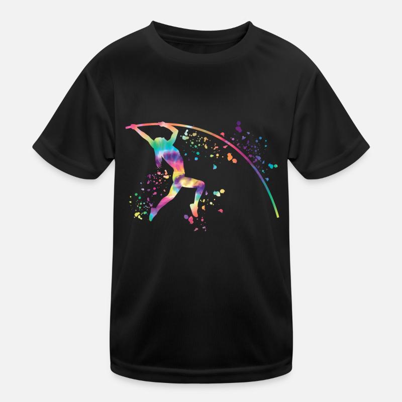Perchiste Enfant Saut à la perche T-shirt sport Enfant