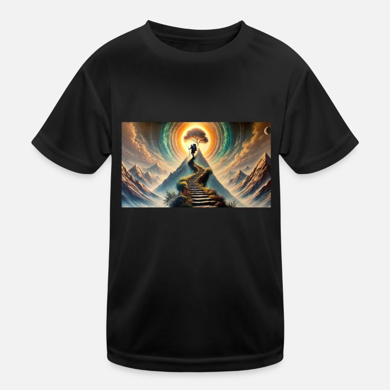 Le chemin vers le sommet T-shirt sport Enfant