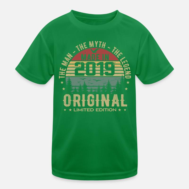 Original 2019 Retro 2019 Geburtstagsgeschenk 2019 Kinder Funktions-T-Shirt