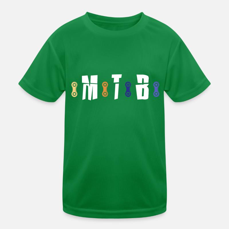 MTB bicycle chain mountain biker bicycle jersey bike Kids Functional T-Shirt