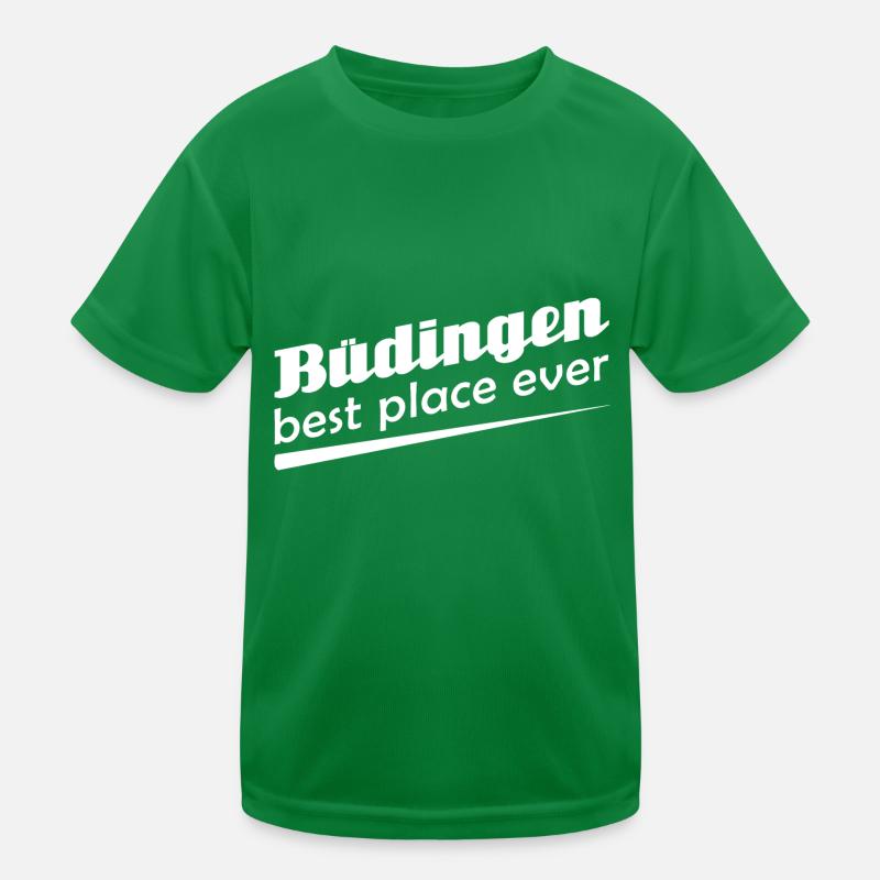 Büdingen - Stadt best place ever Kinder Funktions-T-Shirt