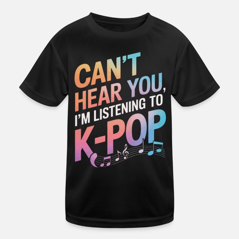 K-Pop Music Korean Pop Kids Functional T-Shirt