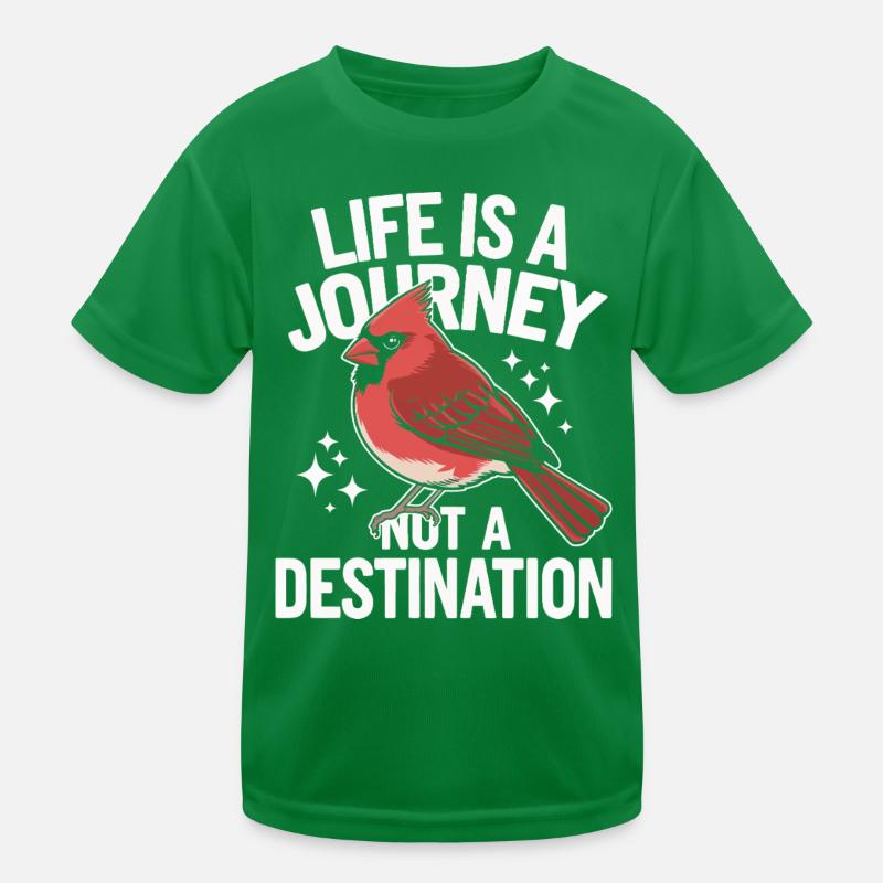 Kardinal Rotkardinal Vogel Roter Kardinal Kinder Funktions-T-Shirt