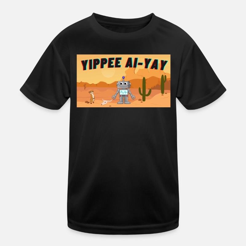 AI meets prairie Kids Functional T-Shirt