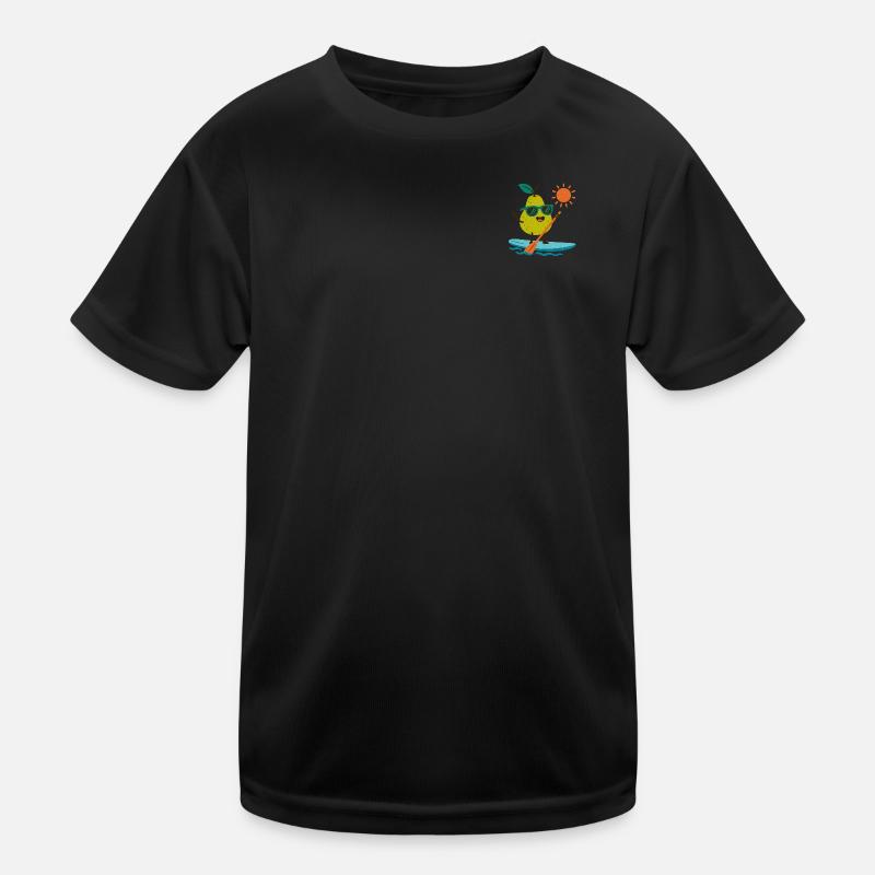 Sportliche Birne Kinder Funktions-T-Shirt