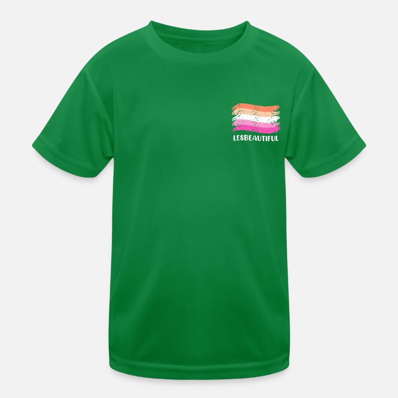 Lesbeautiful Lesbisch LGBT Pride Lesbisch Kinder Funktions-T-Shirt