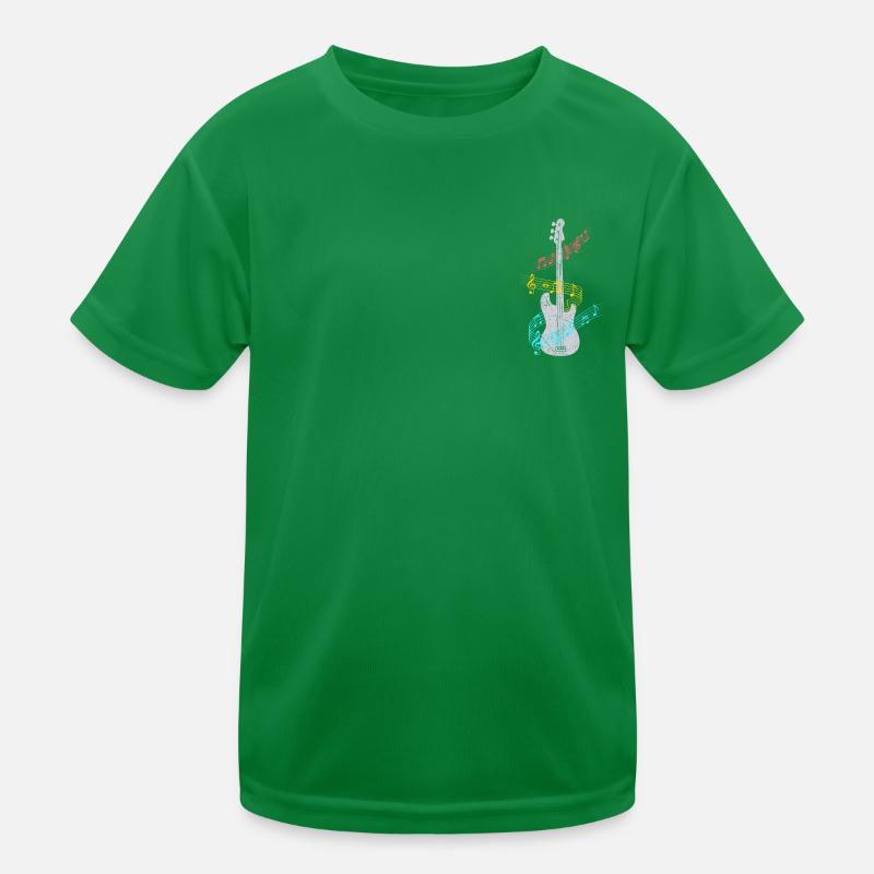 Basse guitare e-guitare T-shirt sport Enfant