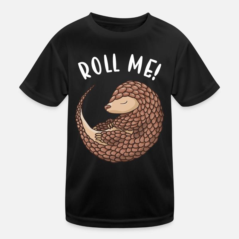 Roll Me Pangolin T-shirt sport Enfant