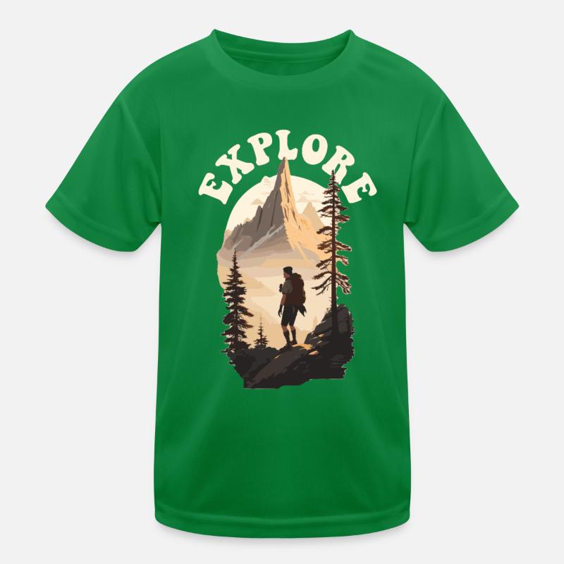 Explore Trekking Adventure Kinder Funktions-T-Shirt