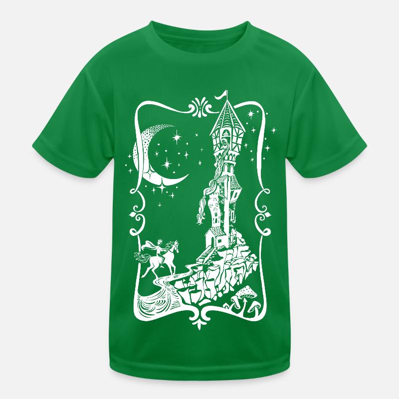Rapunzel Märchen Kinder Funktions-T-Shirt