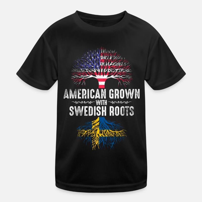 Américains d’origine suédoise T-shirt sport Enfant