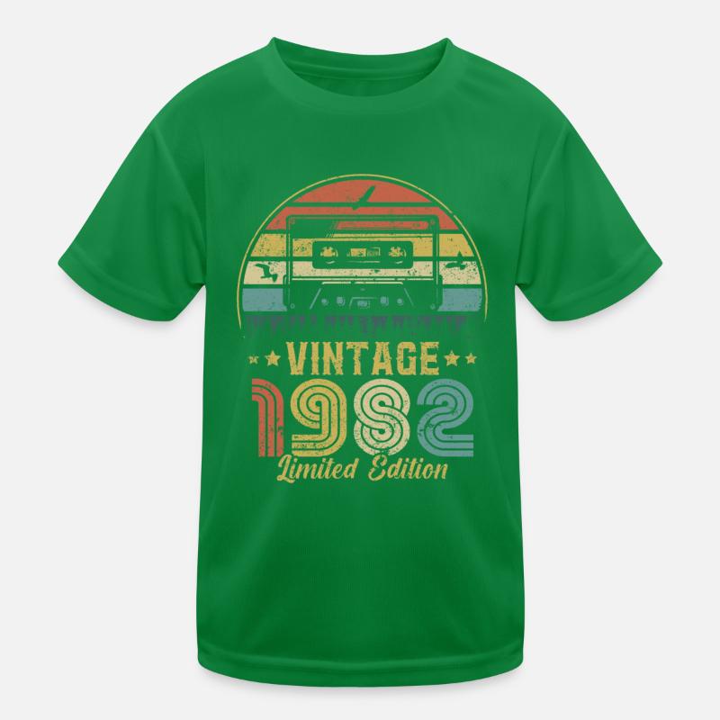 Vintage-Kassette 1982 Kinder Funktions-T-Shirt