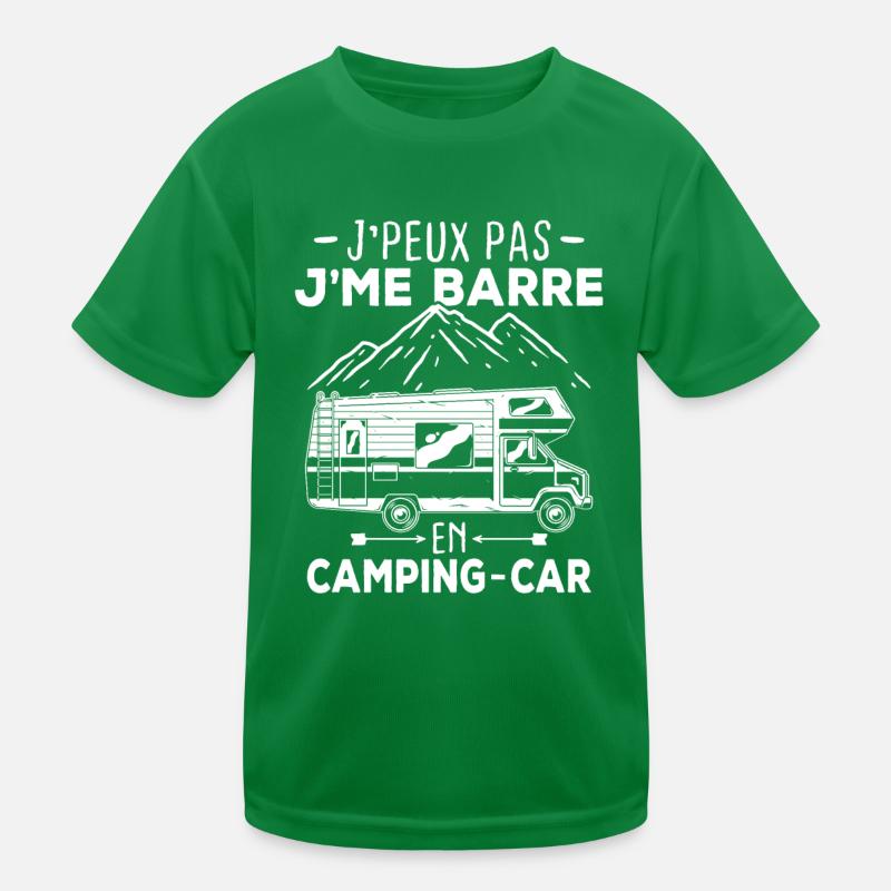 Ich kann nicht mit einem Wohnmobil losfahren Kinder Funktions-T-Shirt