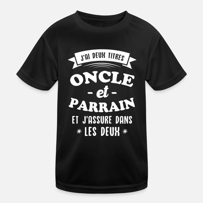 Onkel und Pate Kinder Funktions-T-Shirt