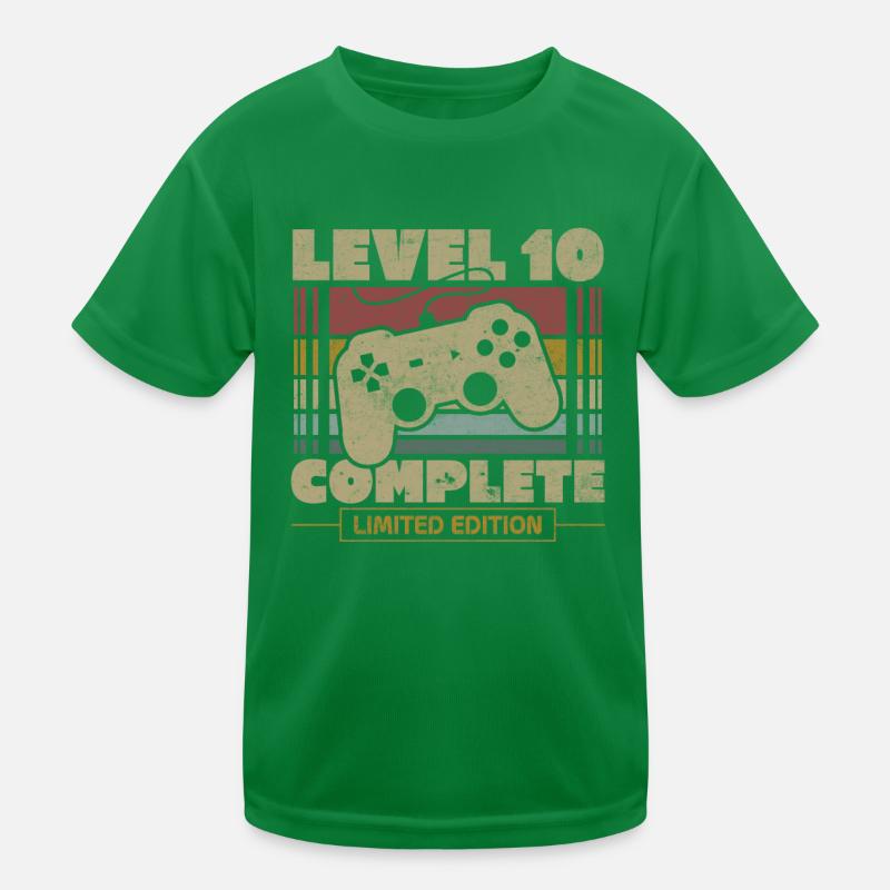 Level 10 completed Kids Functional T-Shirt