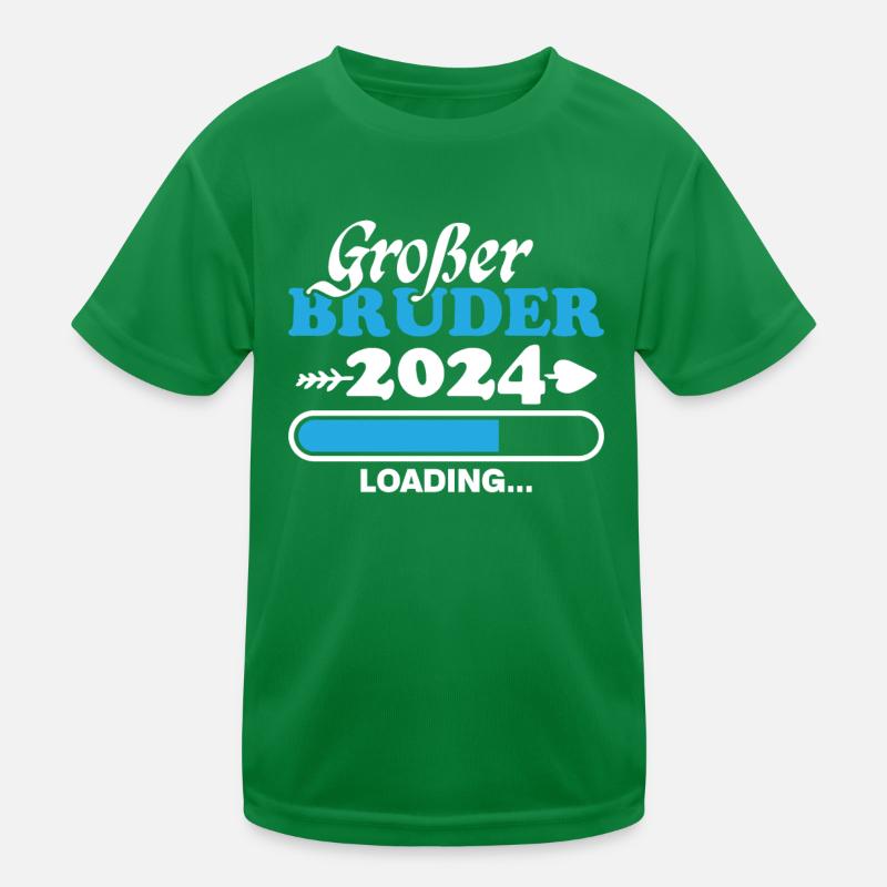 Großer Bruder 2024 Kinder Funktions-T-Shirt