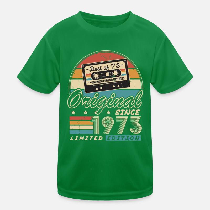 Original seit 1973 Vintage Geschenk Geburtstag Kinder Funktions-T-Shirt
