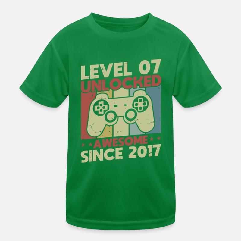 Level 7 unlocked Kids Functional T-Shirt