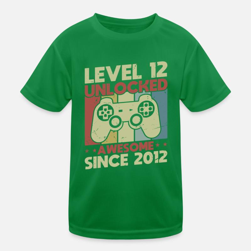 Level 12 Unlocked Kids Functional T-Shirt
