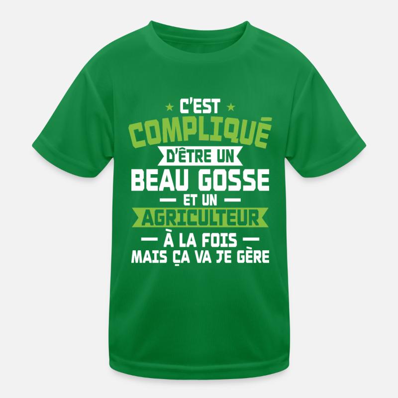 Bogosse und Bauer Kinder Funktions-T-Shirt