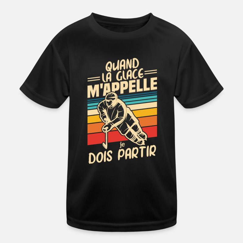Wenn mich das Eis ruft, muss ich das Eishockey verlassen Kinder Funktions-T-Shirt
