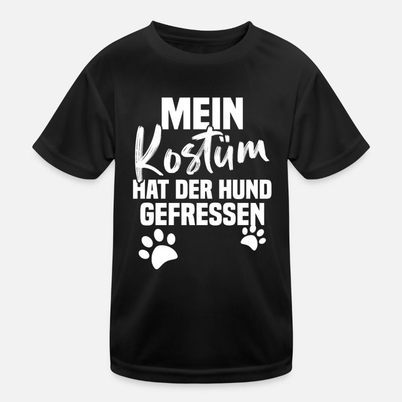 The dog ate my costume Kids Functional T-Shirt