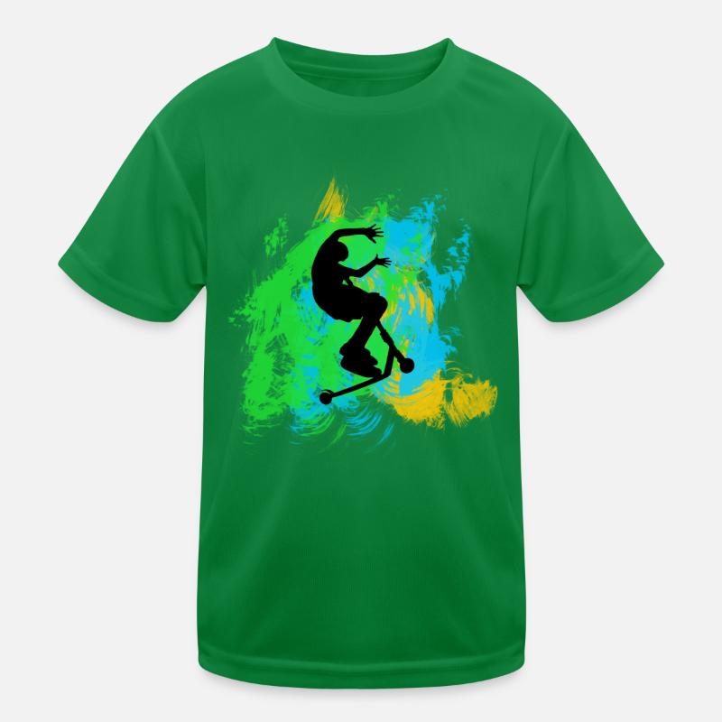 Freestyle-Roller Kinder Funktions-T-Shirt
