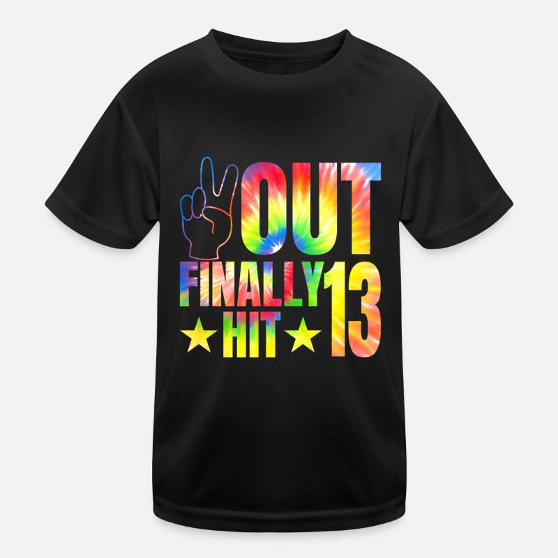 Endlich Hit 13-jährige Zelebrant 13. Kinder Funktions-T-Shirt