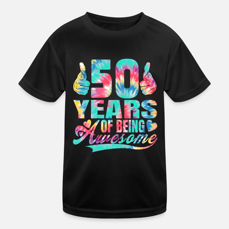 50e anniversaire ou anniversaire 50 ans d’existence T-shirt sport Enfant