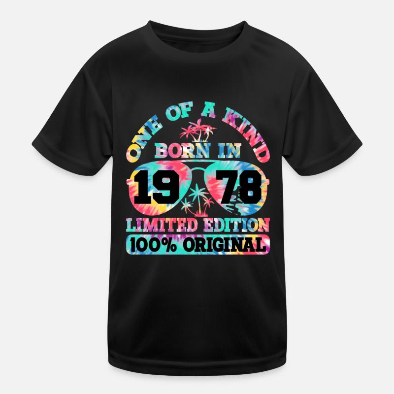 Einzigartig Geboren 1978 Limitierte Auflage Kinder Funktions-T-Shirt
