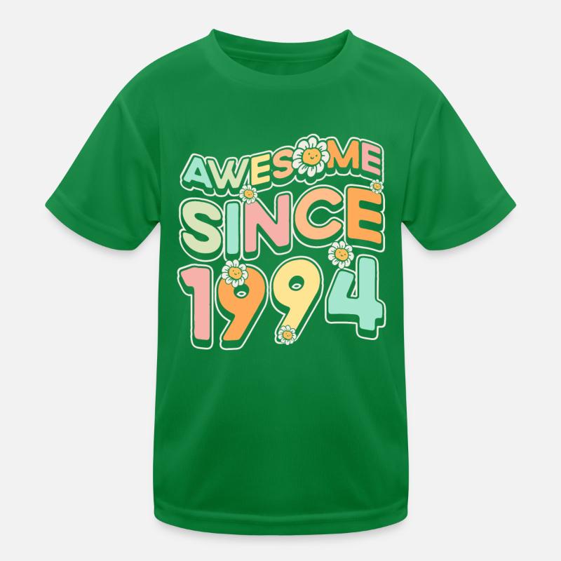 Fantastisch Seit 1994 Blumenthema Blumen Kinder Funktions-T-Shirt