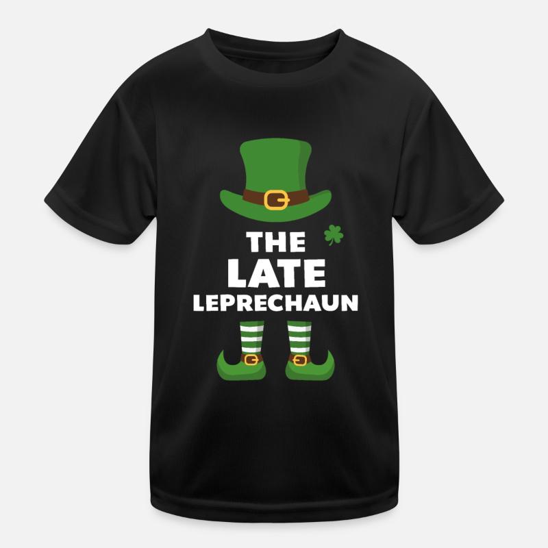 The Late Leprechaun Kids Functional T-Shirt