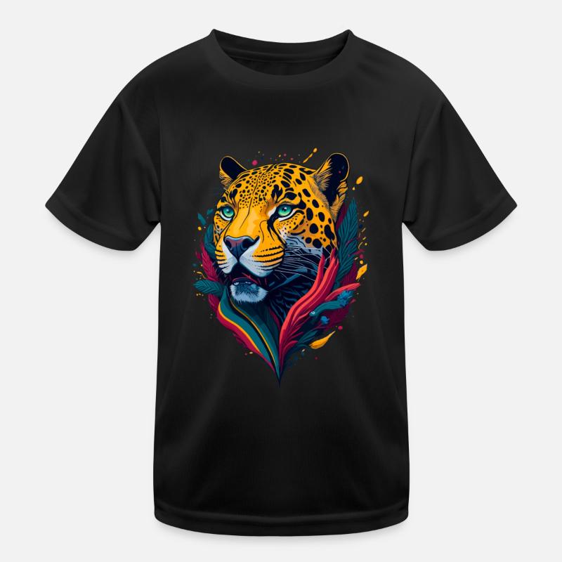 Nice abstract jaguar Kids Functional T-Shirt