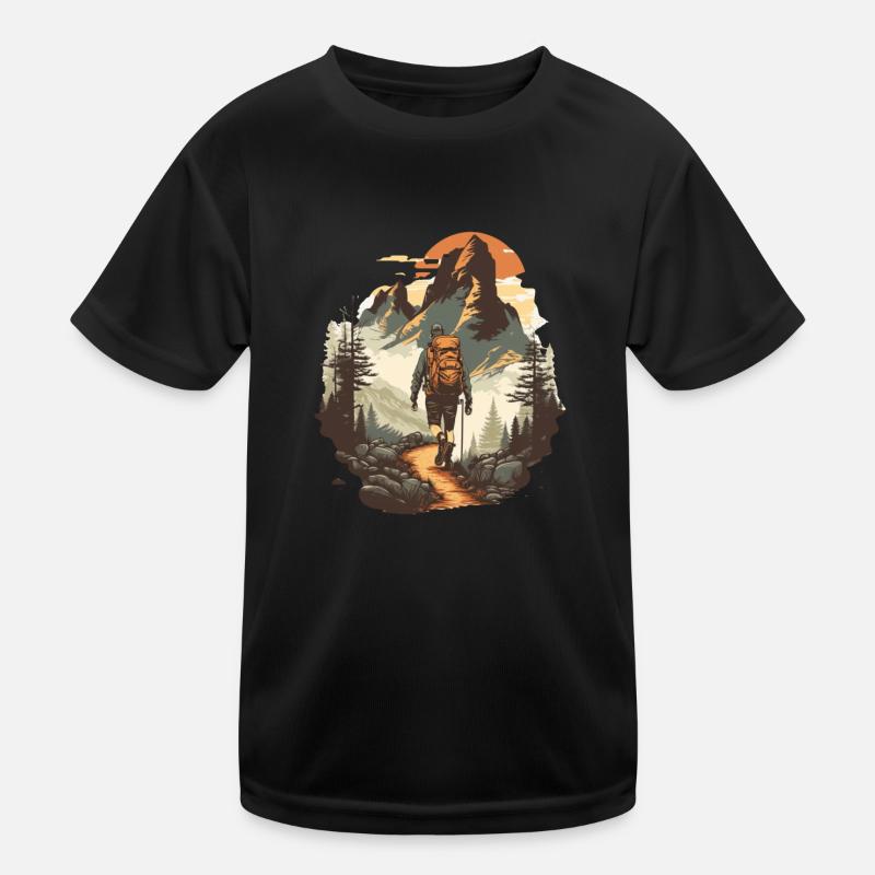 Plaisir de la randonnée, envie de randonner T-shirt sport Enfant