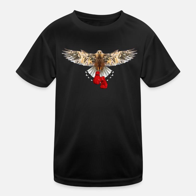 Falke Polygon Boxhandschuhe ready Kinder Funktions-T-Shirt