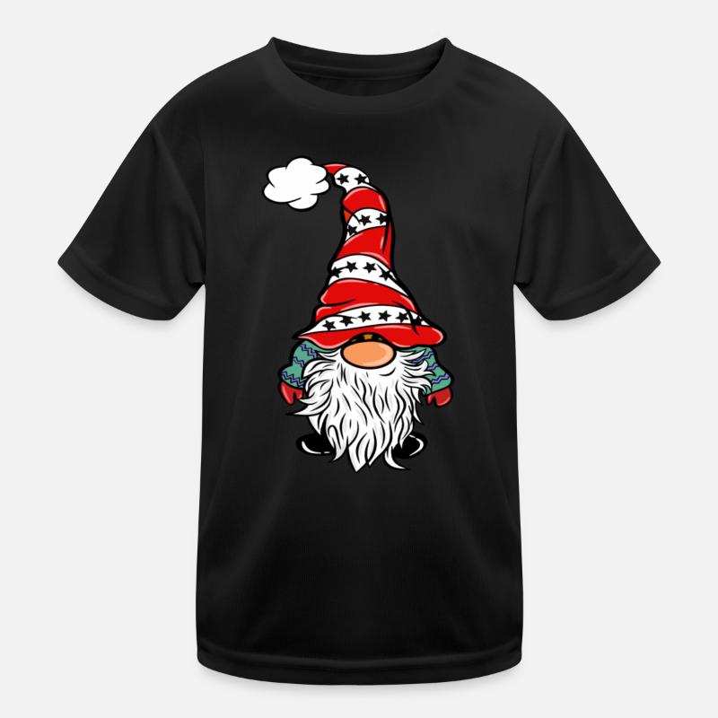 Wichtel Weihnachts Gnom Kinder Funktions-T-Shirt