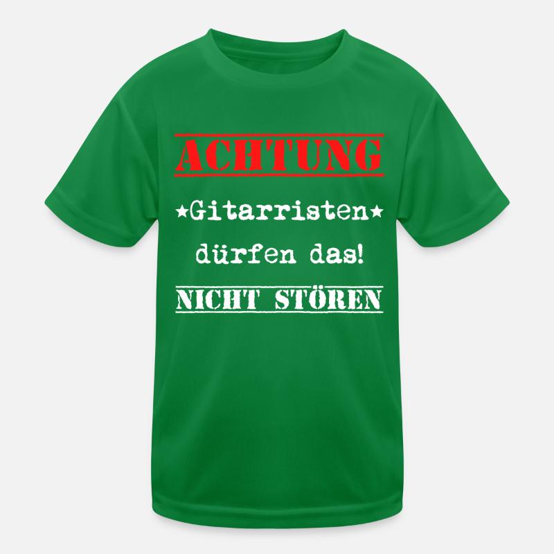 Gitarristen dürfen das Kinder Funktions-T-Shirt