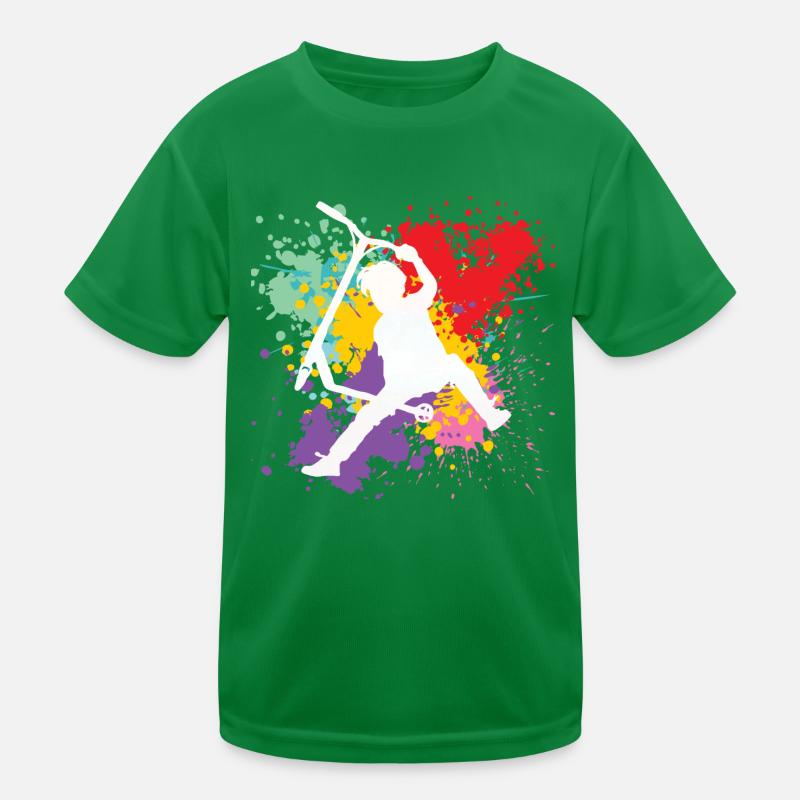 Freestyle-Roller Kinder Funktions-T-Shirt