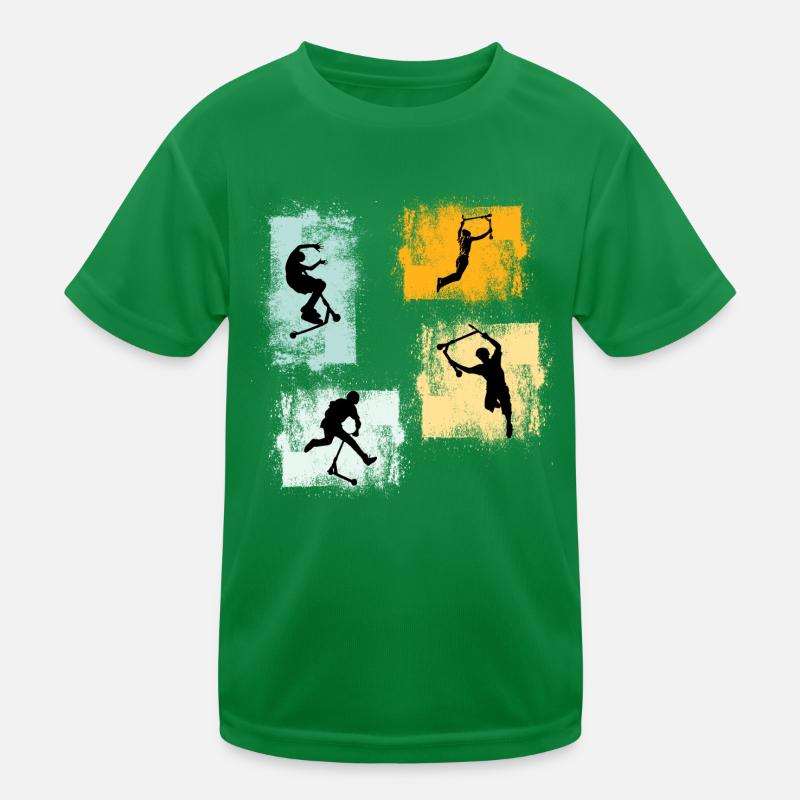 Freestyle-Roller Kinder Funktions-T-Shirt